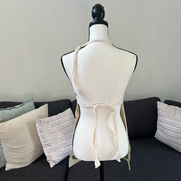 •Vintage Apron Tree Santa Ho Ho Ho Apron• - Picture 4 of 9